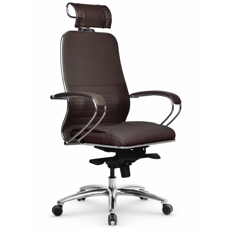 Кресло Samurai KL-2.04 темно-коричневая кожа главное фото