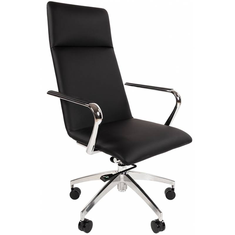 Кресло руководителя Chairman 980 Россия черная экокожа главное фото
