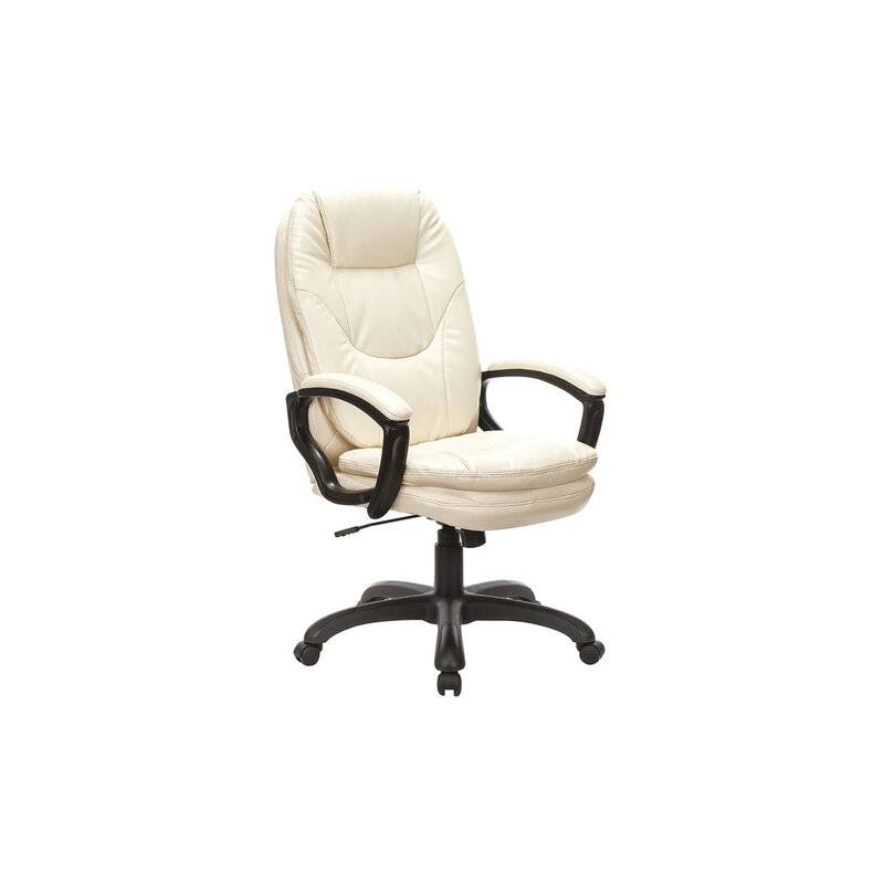 Кресло офисное  PREMIUM "Trend EX-568", экокожа, бежевое главное фото