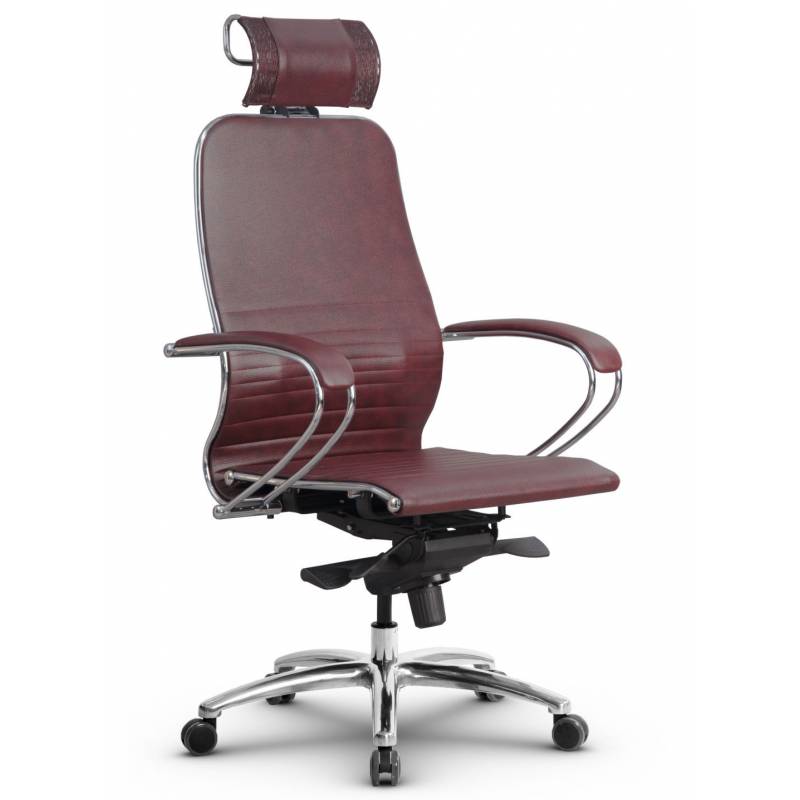 Кресло Samurai K-2.04 бордовая кожа главное фото