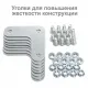 Стеллаж металлический  "ГРАФИТ MS KD-195/40-6", лофт, 1950х1000х400 мм, 6 полок, 291272, S240BR244693. Фото товара с разных ракурсов.