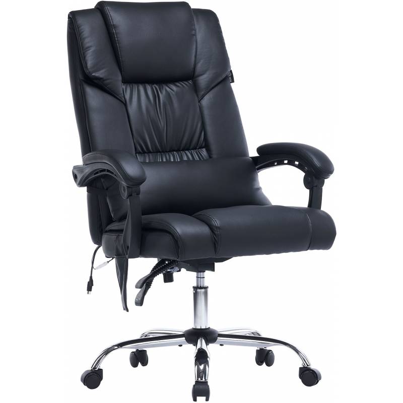 Кресло Cactus CS-CHR-OC02M-BK черный эко.кожа крестов. сталь главное фото