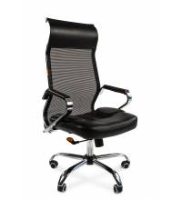 Офисное кресло Chairman 700 Россия экопремиум черный/сетка н.м.