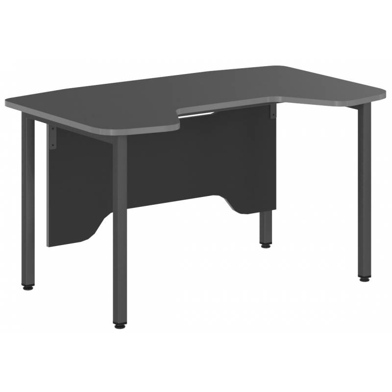 Стол компьютерный игровой SSTG 1385 Антрацит/Металлик 1360х850х747 главное фото