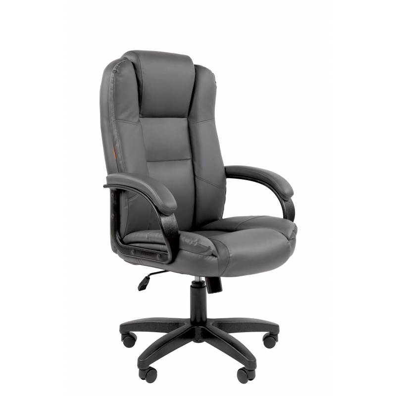 Кресло руководителя Chairman 600LT Россия чер.пласт экопремиум серый главное фото