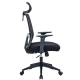 Кресло  PREMIUM "Agent ER-404", поясничная поддержка, регулируемый подголовник, ткань/сетка, черное, 532970. Фото товара с разных ракурсов.