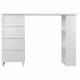 Стол письменный/компьютерный  "Scandi CD-016", 1100х500х750 мм, 4 ящика, белый, 641891, ЦБ013707-1. Фото товара с разных ракурсов.