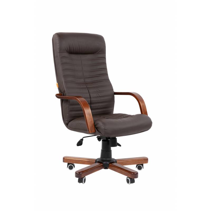 Кресло руководителя Chairman 480WD Россия экопремиум коричневый N главное фото