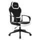 Игровое кресло  "Alpha GM-018", ткань/экокожа, черное/белое, 532640, GM-018_532640 главное фото в маленьком размере