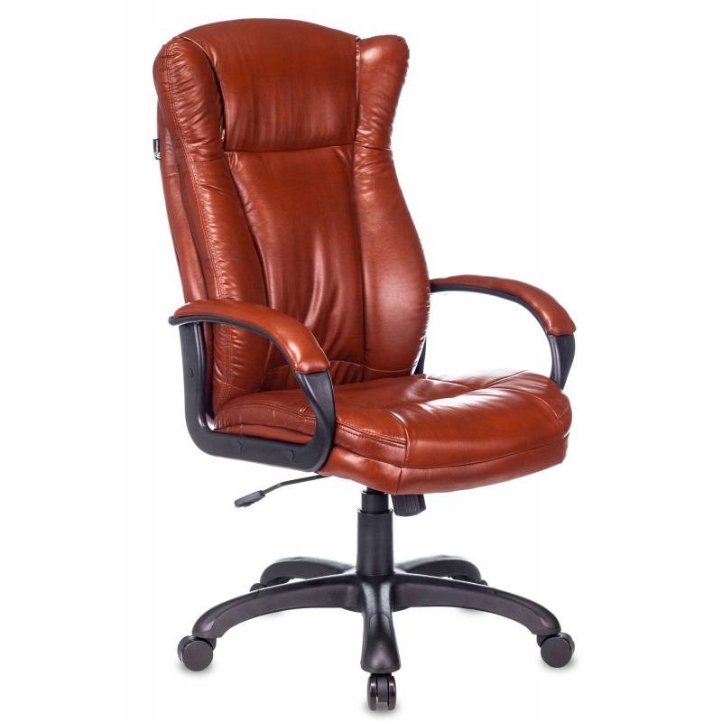 Кресло руководителя Бюрократ CH-879N коричневый Boroko-37 искусственная кожа крестовина пластик главное фото