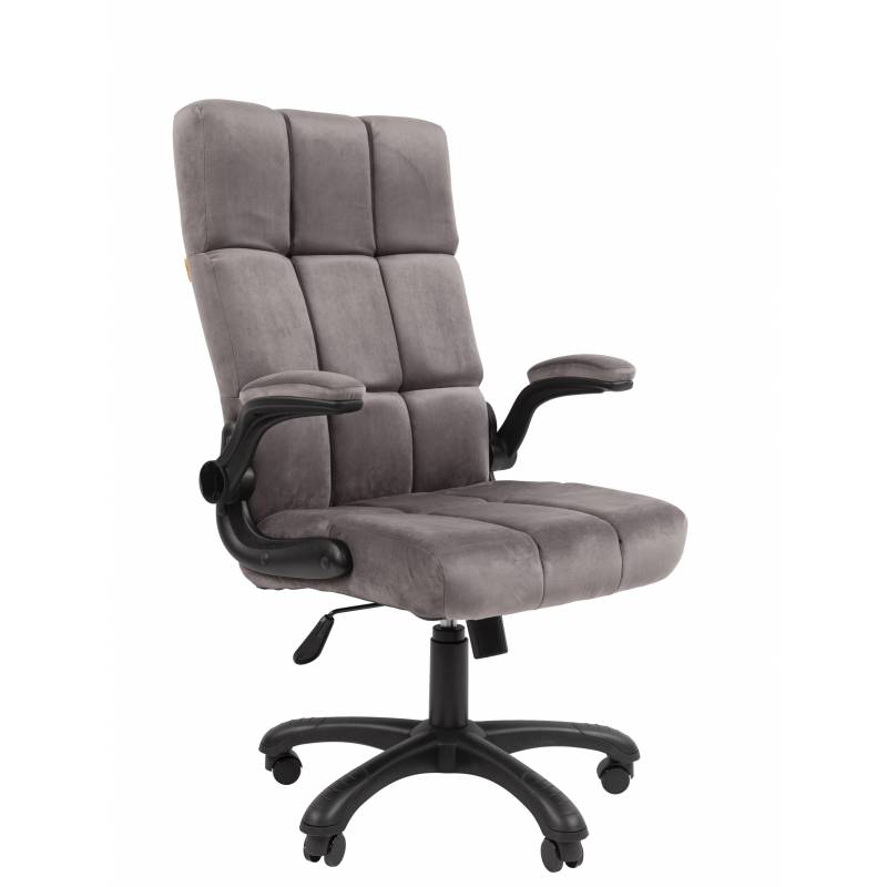 Кресло руководителя Chairman Home 444 Россия ткань Т-55 серый главное фото