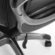 Кресло офисное  PREMIUM "Solid HD-005", НАГРУЗКА до 180 кг, рециклированная кожа, черное. Фото товара с разных ракурсов.