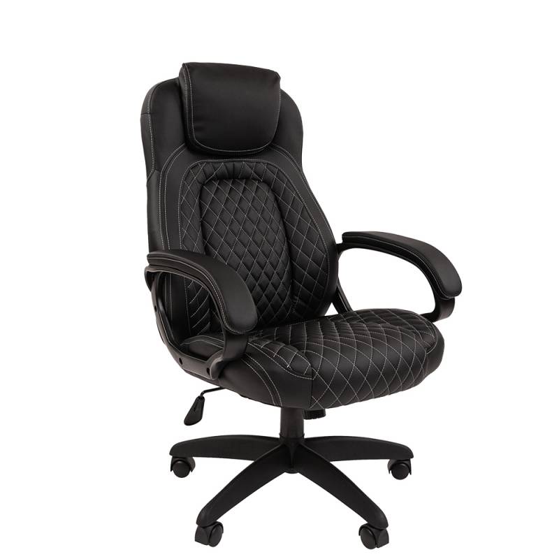 Кресло СHAIRMAN 432 (черная экокожа) главное фото