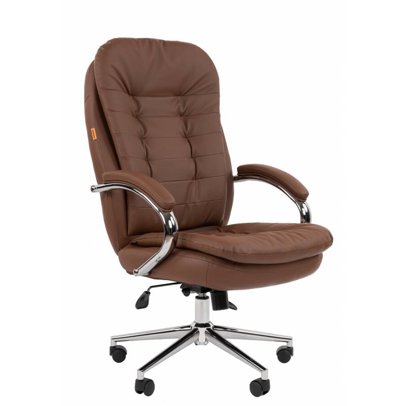 Кресло руководителя Chairman 795 ЭКО Россия экокожа коричневый главное фото
