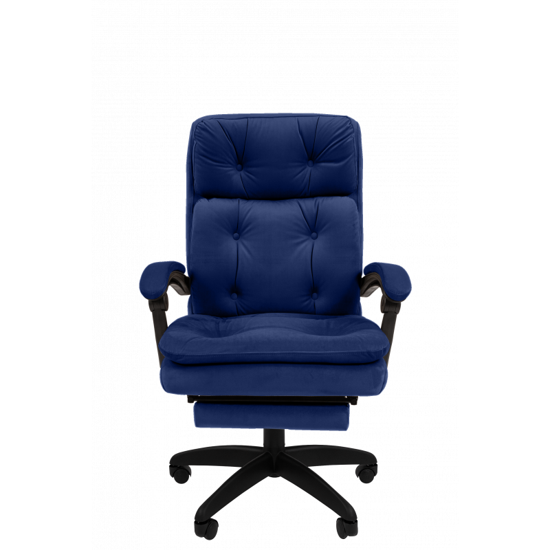 Кресло руководителя Chairman Home 442 Россия ткань Т-82 синий главное фото