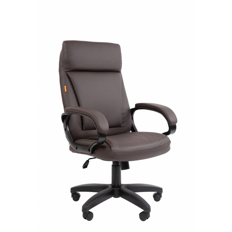 Кресло руководителя Chairman 794LT Россия чер.пласт экокожа коричневая главное фото